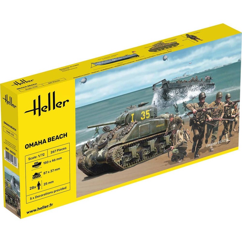 1/72 WW.II Normandy Landing Operation Omaha Beach Scene Set
