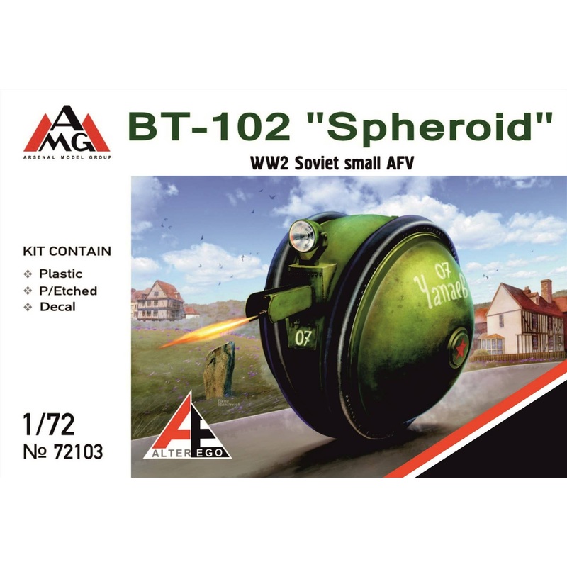 1/72 3 BT-102 Spheroid (WW2 Soviet Small AFV)