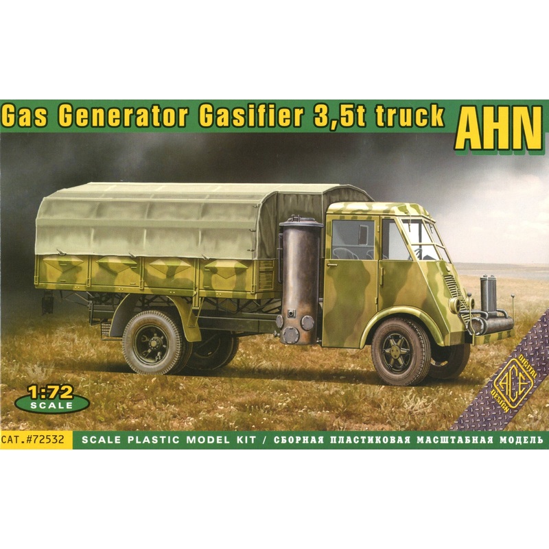 1/72 French Gaz Generator Gazifier 3.5t Truck AHN