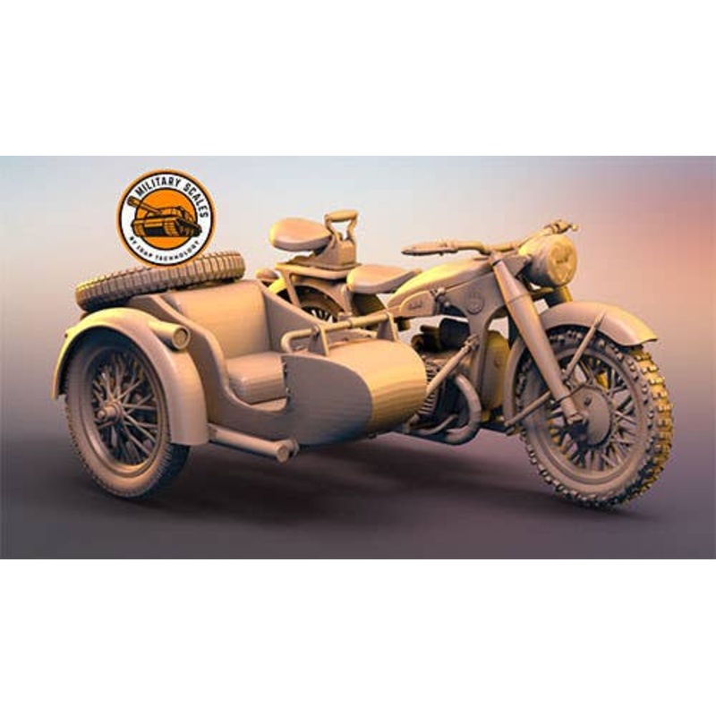 1/72 Germany BMW R-12 Military Sidecar