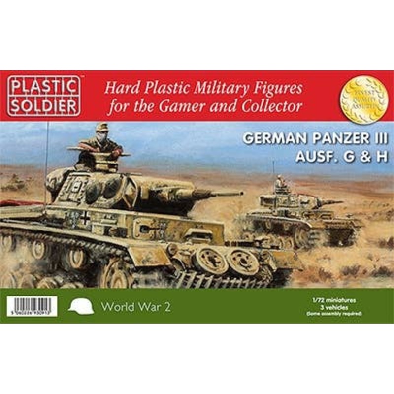 1/72 Panzer III G,H Tank