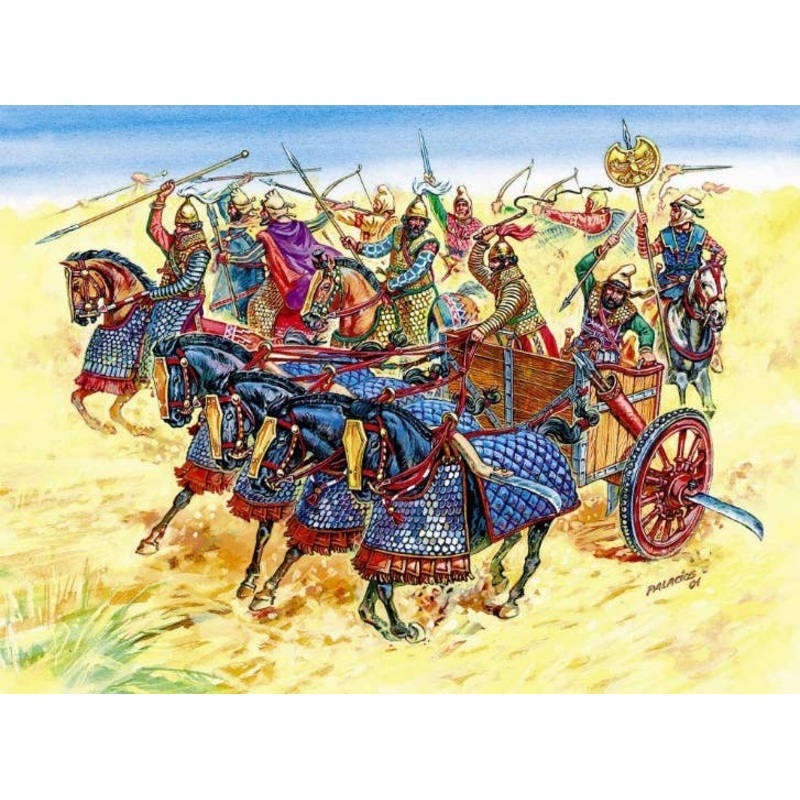1/72 Persian Chariot and Cavalry IV B.C.