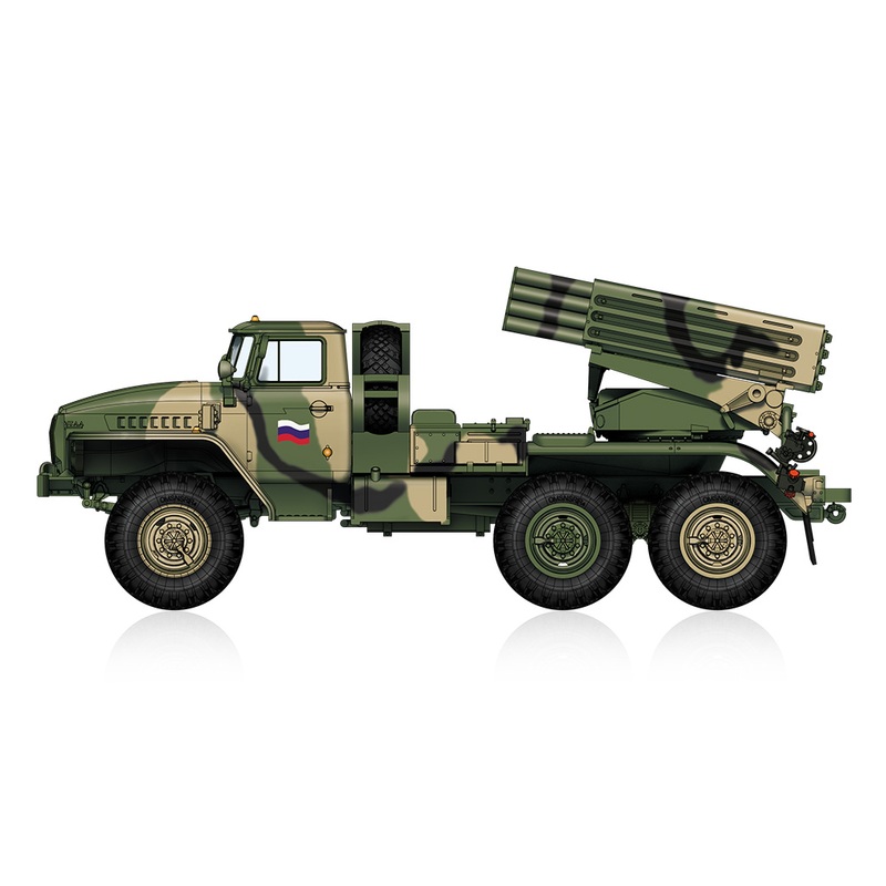 1/72 Russian BM-21 Grad Self-Propelled Multiple Rocket Launcher Late Model