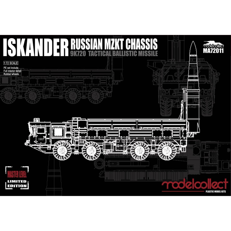 1/72 Russian MZKT Chassis Iskander 9K720 Tactical Ballistic Missile