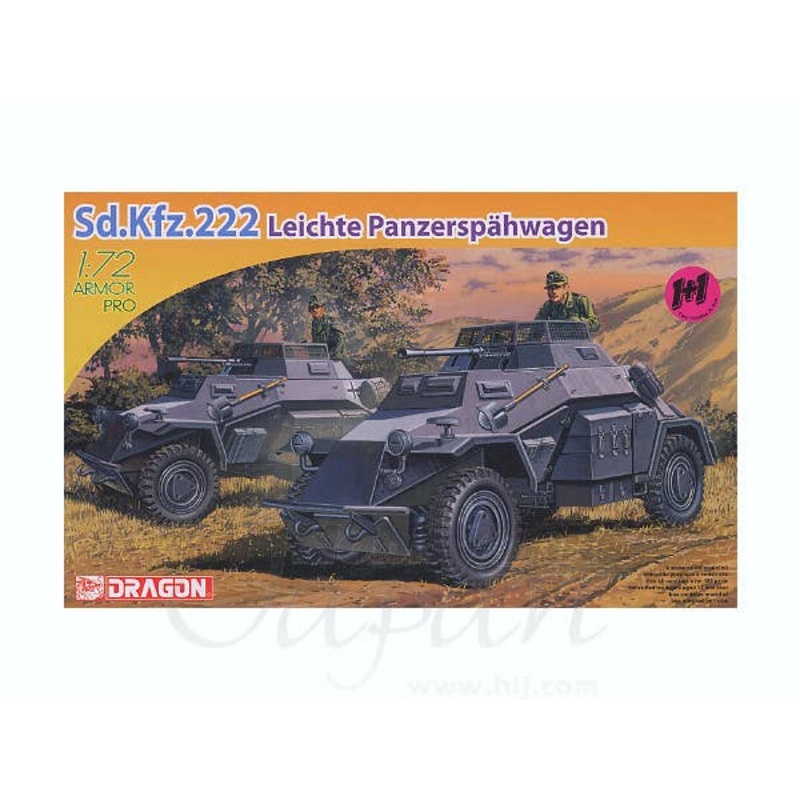 1/72 Sd.Kfz.222 Leichte Panzerspahwagen