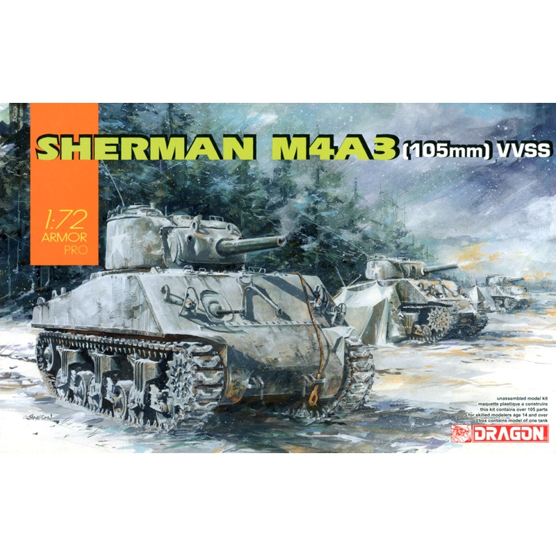 1/72 Sherman M4A3 (105mm) VVSS