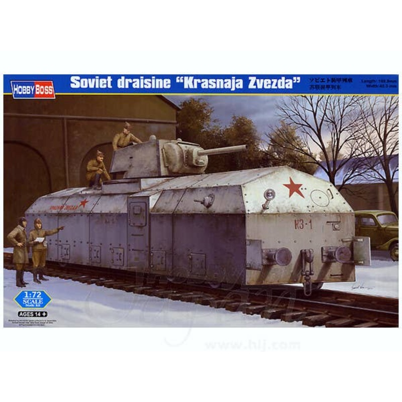 1/72 Soviet Draisine Krasnaja Zvezda Armored Train