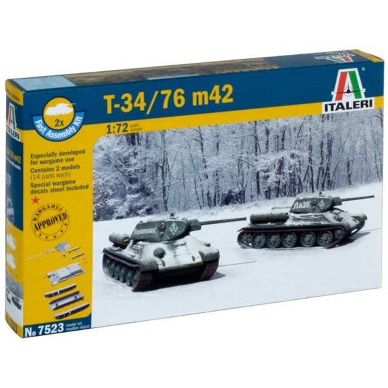 1/72 T34/76 m42 (2 Kits)