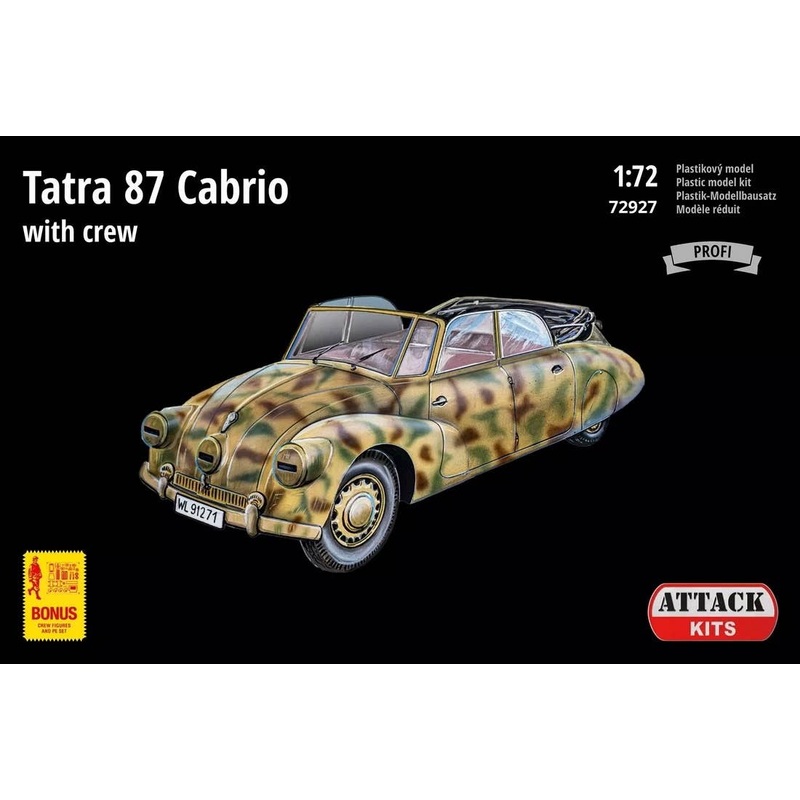 1/72 Tatra 87 Cabrio with crew