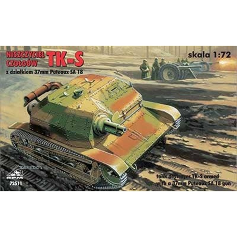 1/72 TK-S Armed with a 37mm Puteaux SA 18