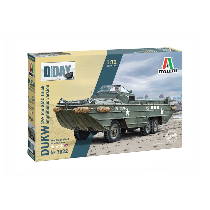 1/72 WW.II US Army Amphibious Vehicle DUKW Duck D-DAY 80th Anniversary Kit