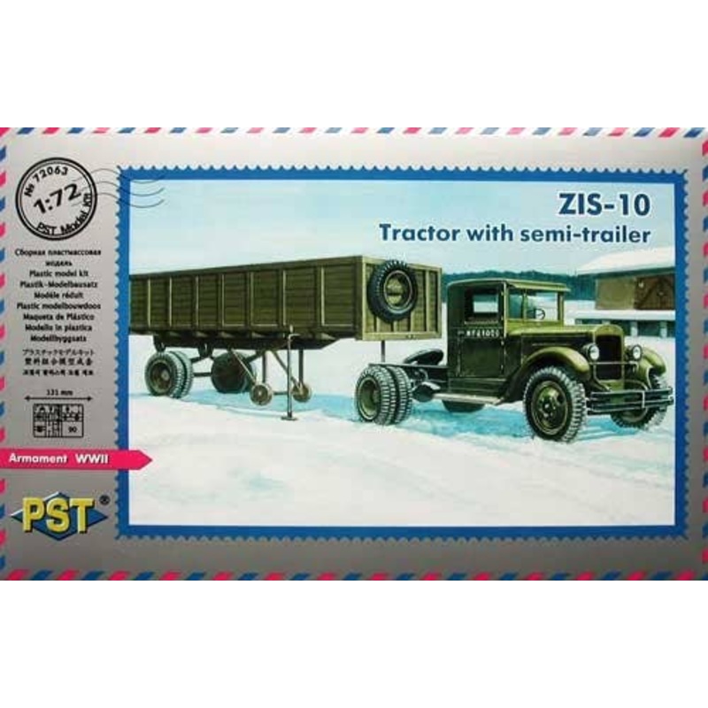 1/72 ZIS-10 Tractor with Semi-Trailer