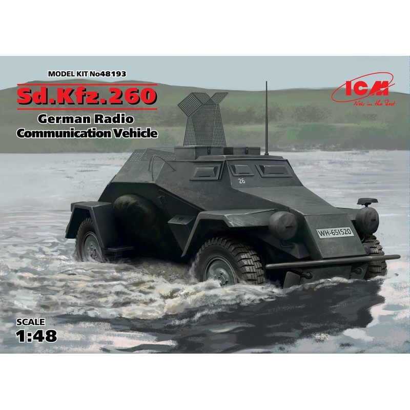 1/48 German Sd.Kfz.260 Radio Armored Vehicle
