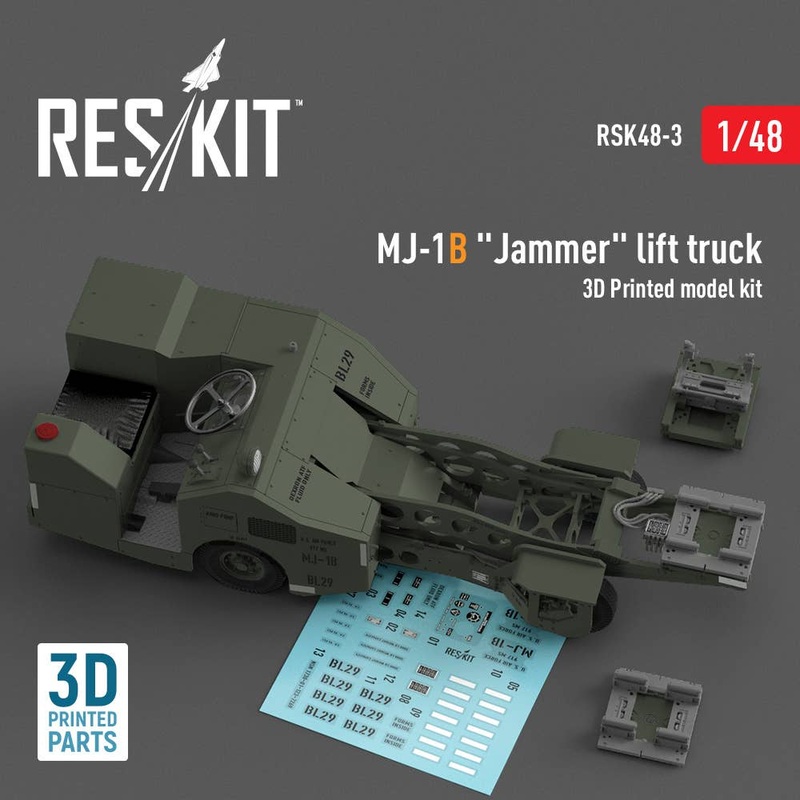 1/48 MJ-1B Jammer lift truck (3D Printed model kit)