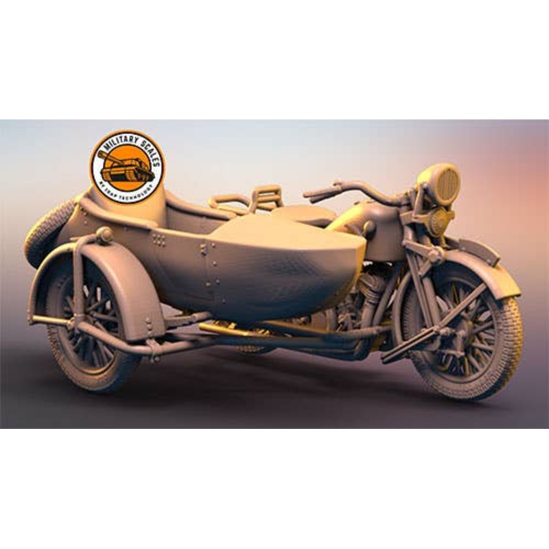 1/48 Poland Sokol 1000 Military Sidecar