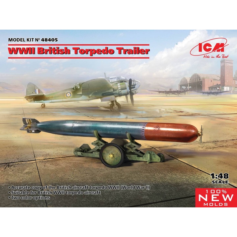 1/48 WWII British Torpedo Tow Trailer