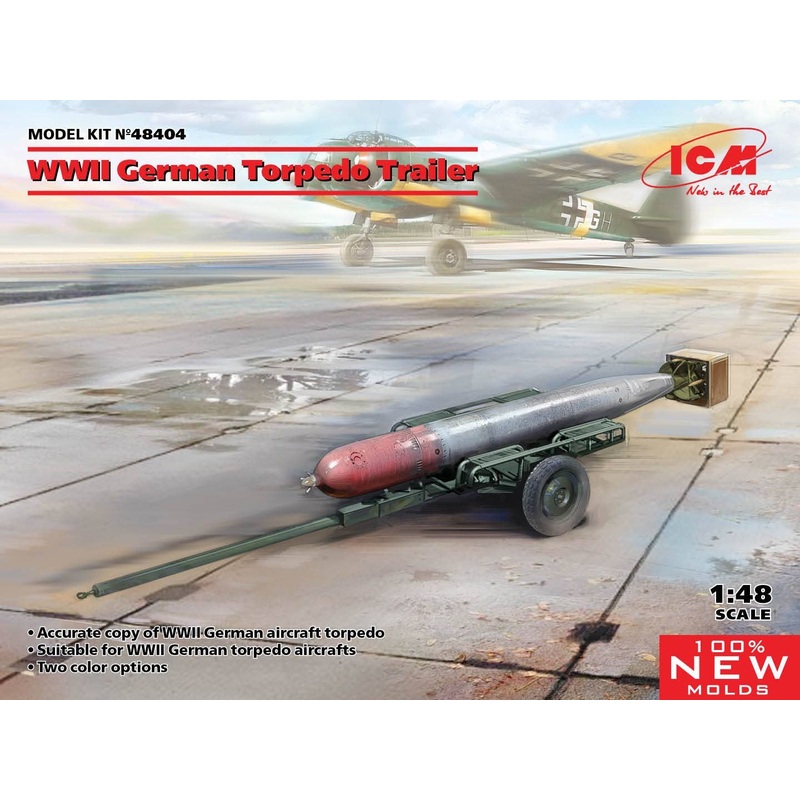 1/48 WWII German Torpedo Trailer