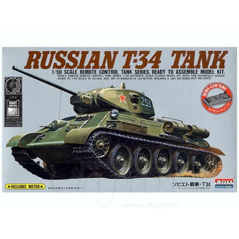 1/50 Russian T-34 (Remote-Control)