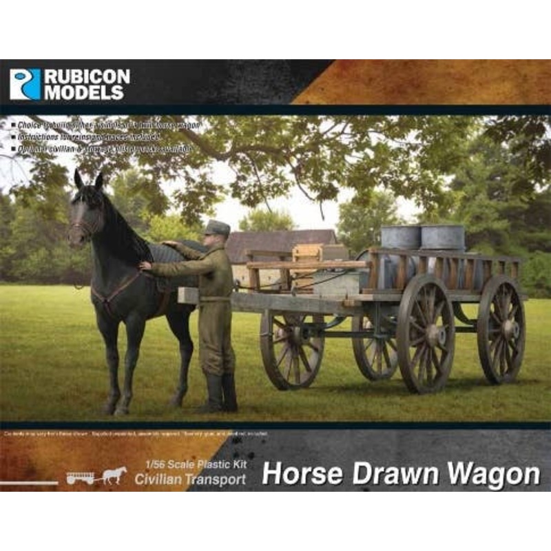 1/56 Horse Drawn Wagon