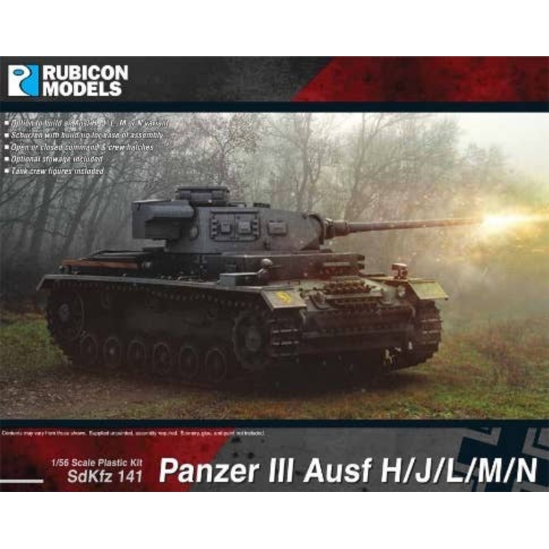 1/56 Panzer III Ausf H/J/L/M/N