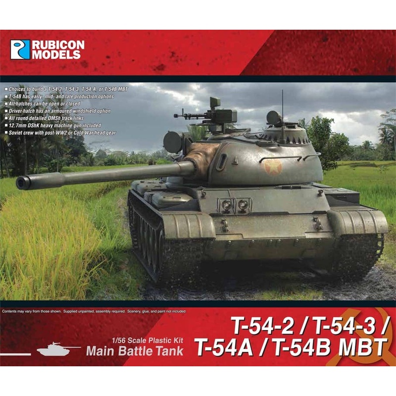 1/56 T-54-2 / T-54-3 / T-54A / T-54B Main Battle Tanks
