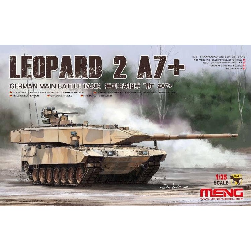 1/35 German Main Battle Tank Leopard 2 A7+