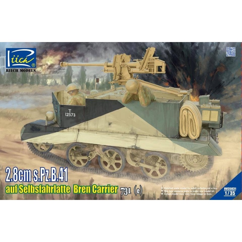 1/35 Germany 2.8cm sPzB41-equipped Carrier 731(e)