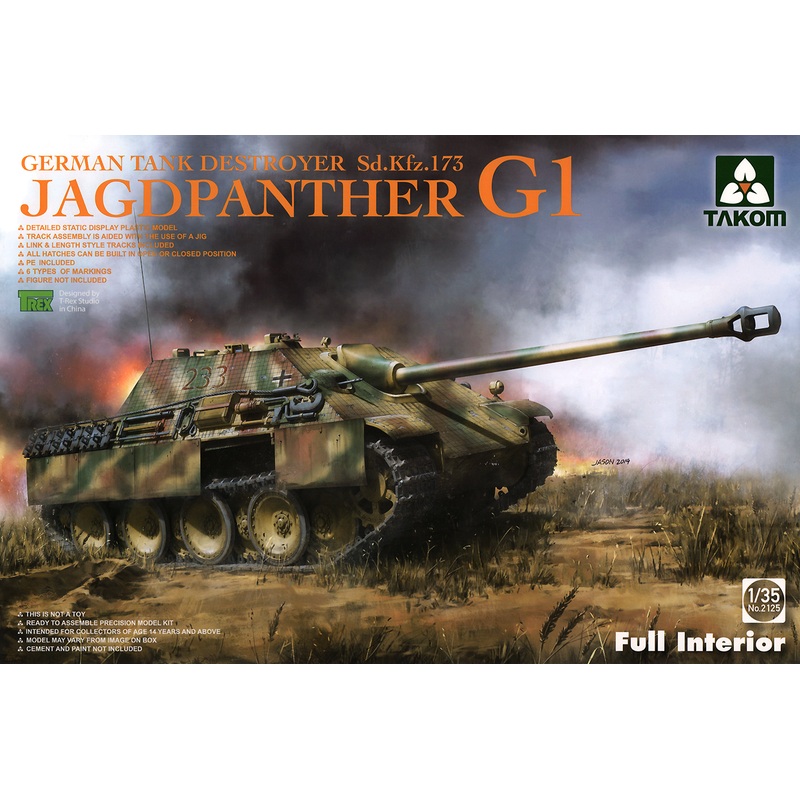 1/35 Jagdpanther G1 Early Production w/Zimmerit & Full Interior