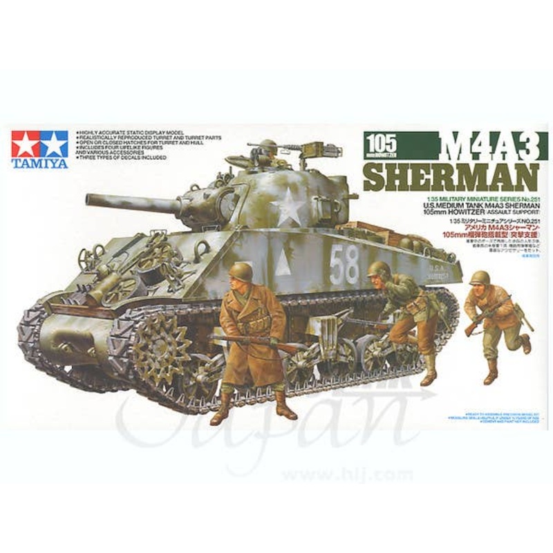 1/35 M4A3 Sherman "105mm Assault Support"