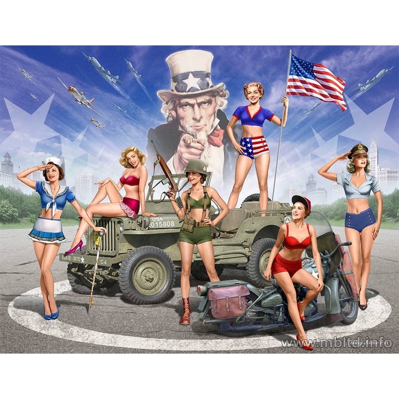1/35 Pin-Up Girls 6pcs