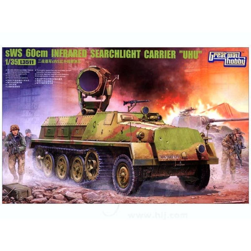 1/35 sWS 60cm Infrared Searchlight Carrier "UHU"