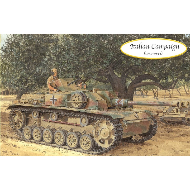 1/35 WW.II German Army III Assault Gun F/8 Type Early Type Italian Front 1943 with Magic Track