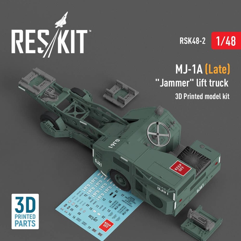 1/48 MJ-1A (Late) Jammer lift truck (3D Printed model kit)