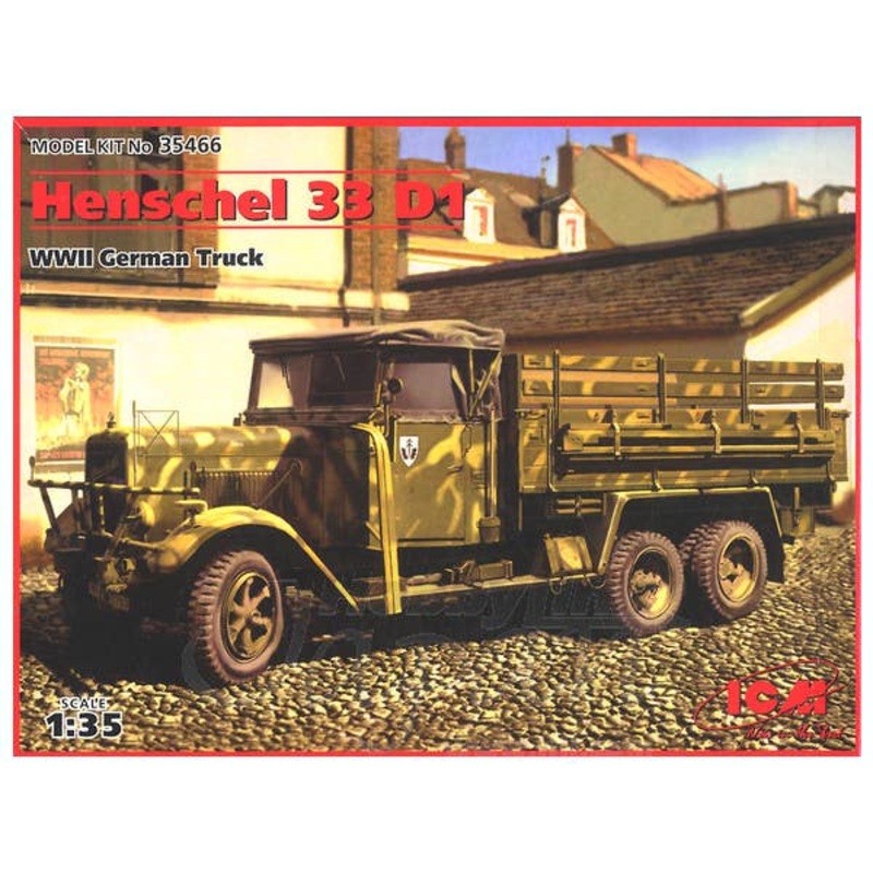 1/35 Henschel 33 D1 WWII German Truck