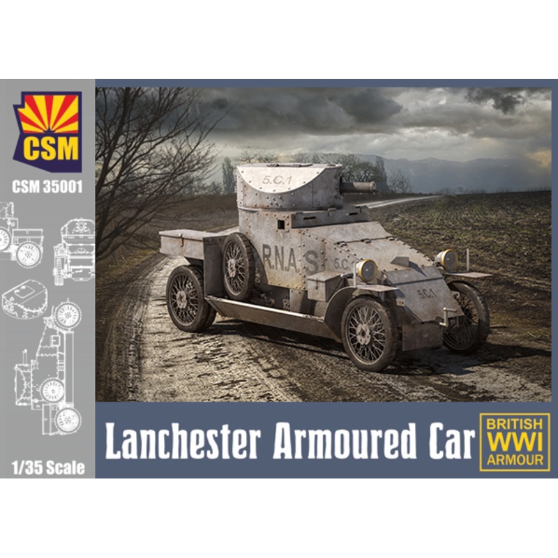 1/35 Lanchester 4 x 2 Armoured Car