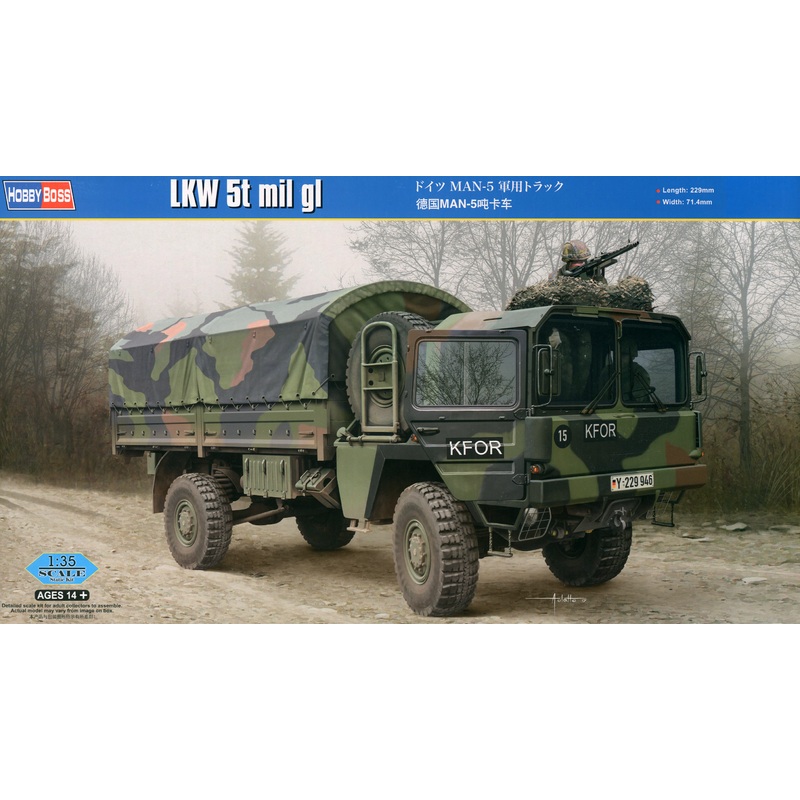 1/35 LKW 5t mil gl (German MAN-5 Truck)