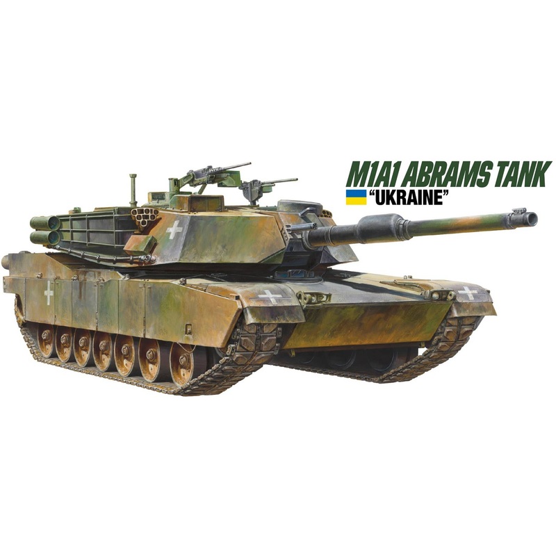 1/35 M1A1 Abrams Tank Ukrainian Army (Scale Limited)