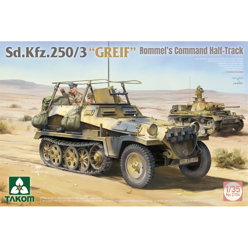 1/35 Sd.Kfz.250/3 GREIF Rommel's Command Halftrack