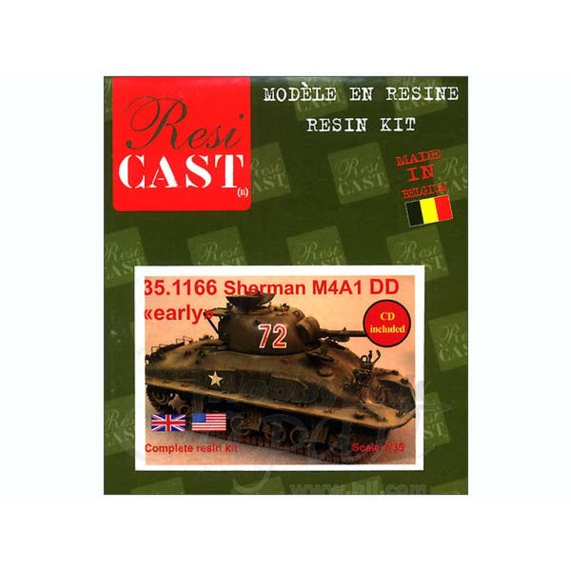 1/35 Sherman M4A1 DD 75mm early