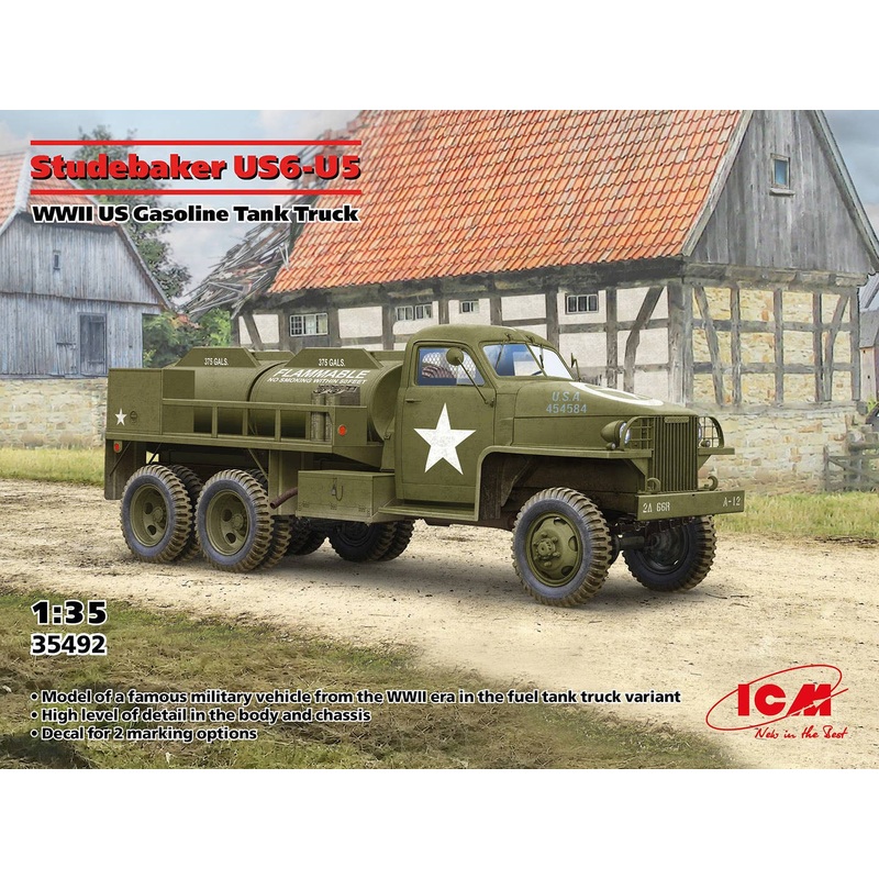 1/35 Studebaker US6-U5 WWII US Gasoline Tank Truck