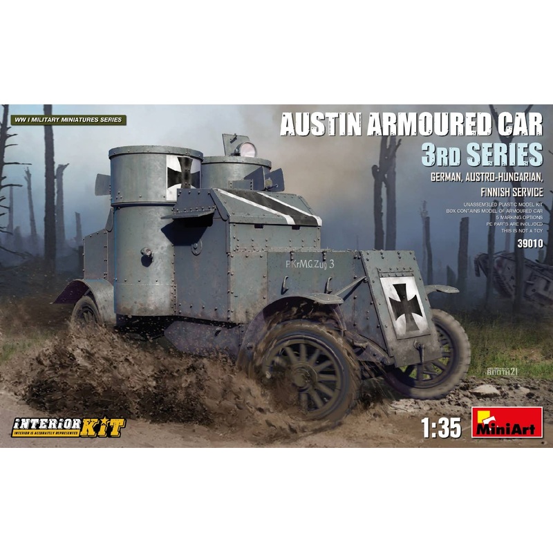 1/35 Austin Armored Car 3rd Series (Germany, Austria, Hungary, Finland) Full Interior Kit