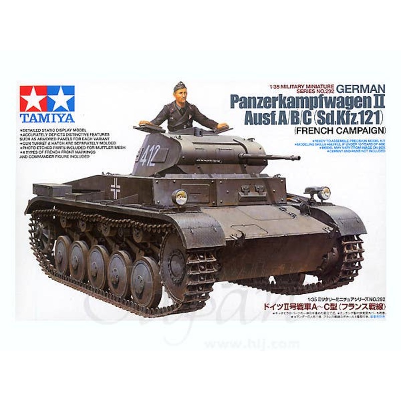 1/35 German Panzer II Ausf. A/B/C French Campaign