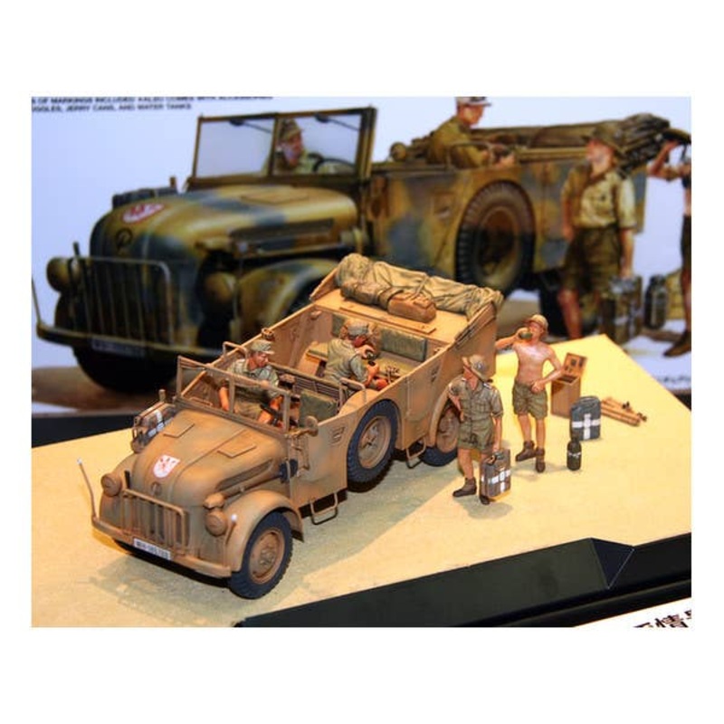 1/35 German Steyr Type 1500A/01 & Afrika Corps Infantry