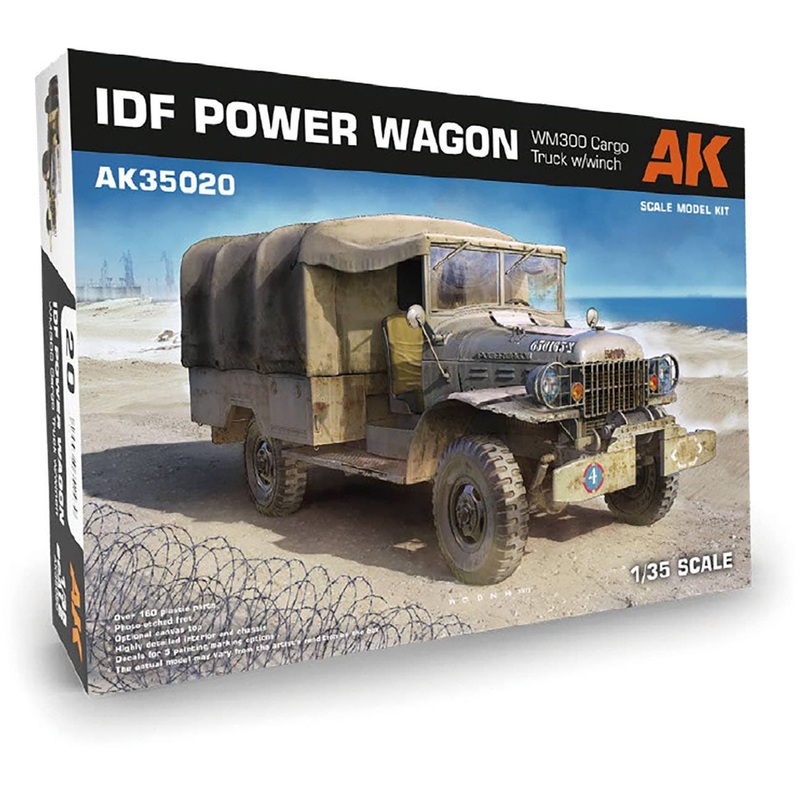 1/35 Israel Defense Forces IDF Power Wagon WM300 Cargo Truck Winch Equipped Type