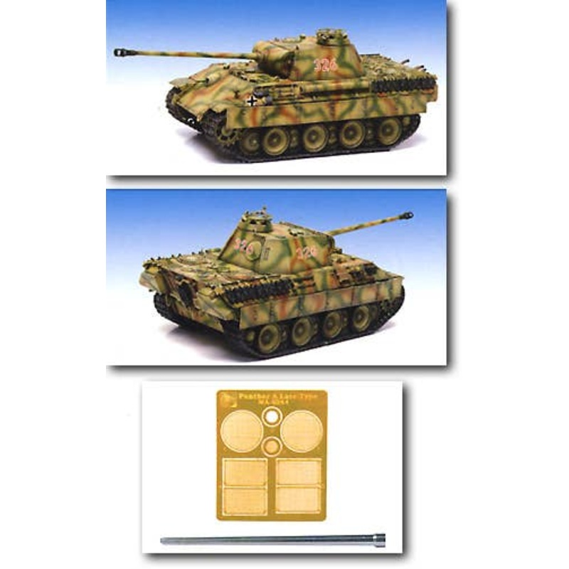 1/35 Panther Ausf.A w/Alm. Barrel & Photo-etched