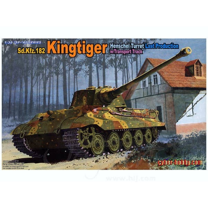 1/35 Sd.Kfz.182 King Tiger Henschel Turret Last Production w/Transport Track