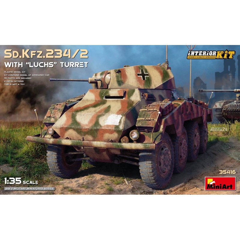 1/35 Sd.Kfz.234/2 with Luchs Turret (Interior Kit)
