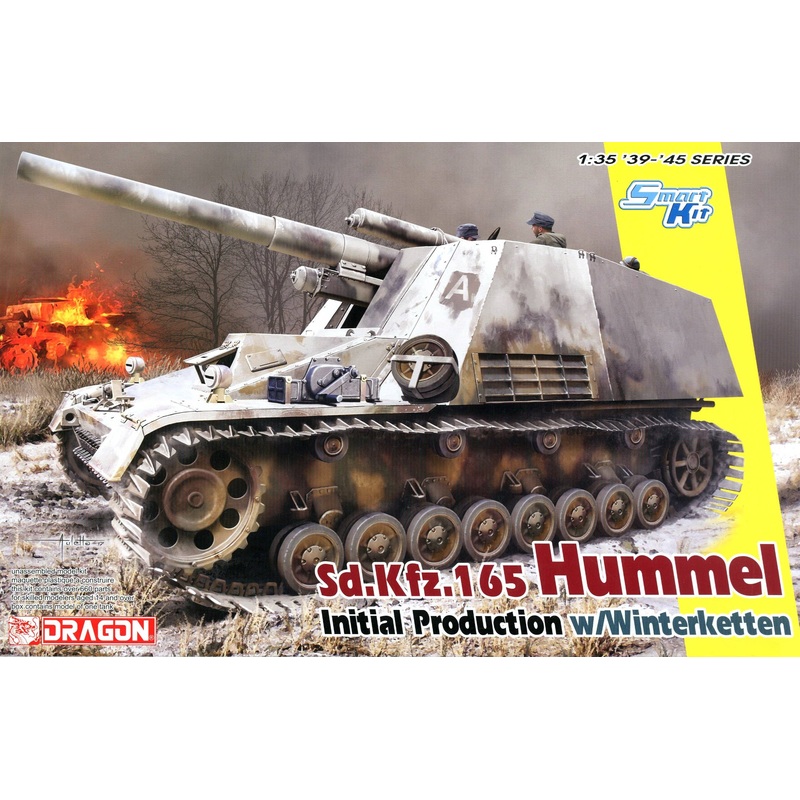 1/35 WWII German Army Sd.Kfz.165 Hummel Initial Production w/Winterketten