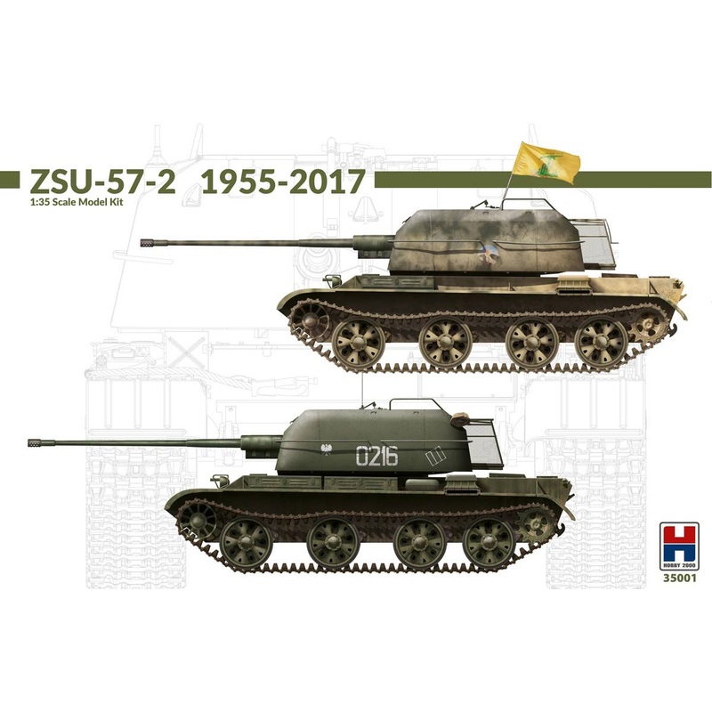 1/35 ZSU-57-2 1955-2017 w/bonus (11 Painting and Marking)