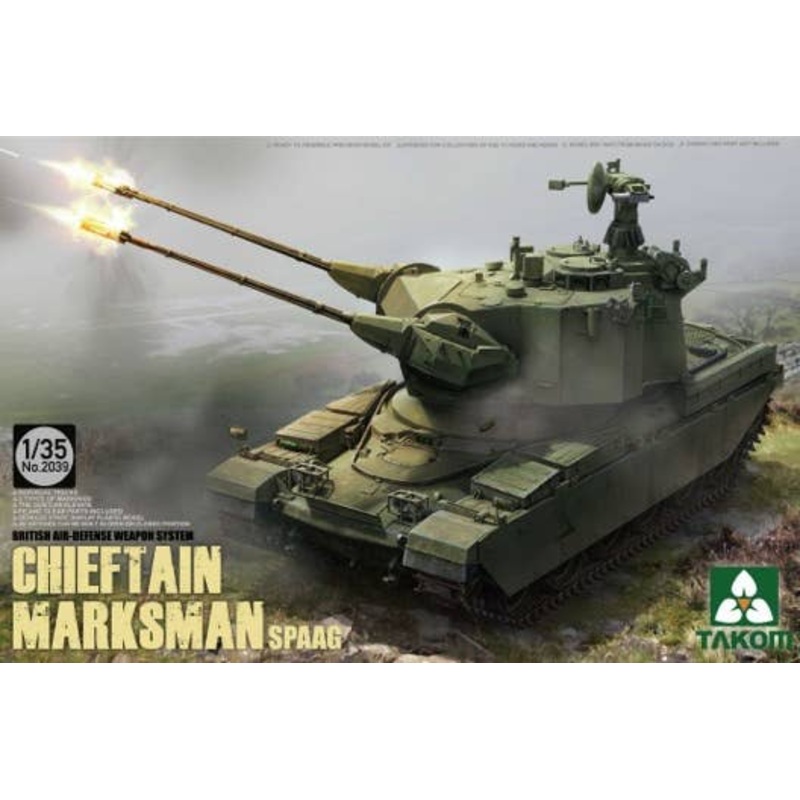 1/35 British Air-Defense Weapon System Chieftain Marksman SPAAG